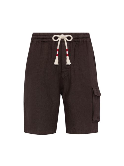 bermuda chinos with side pocket MC2 SAINT BARTH | MARSEILLE-00320HLINE 18 BROWN